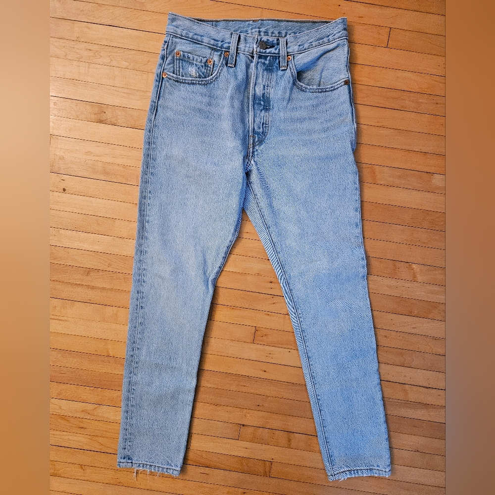 Levi's 501 Light Wash Jeans, Women's 26